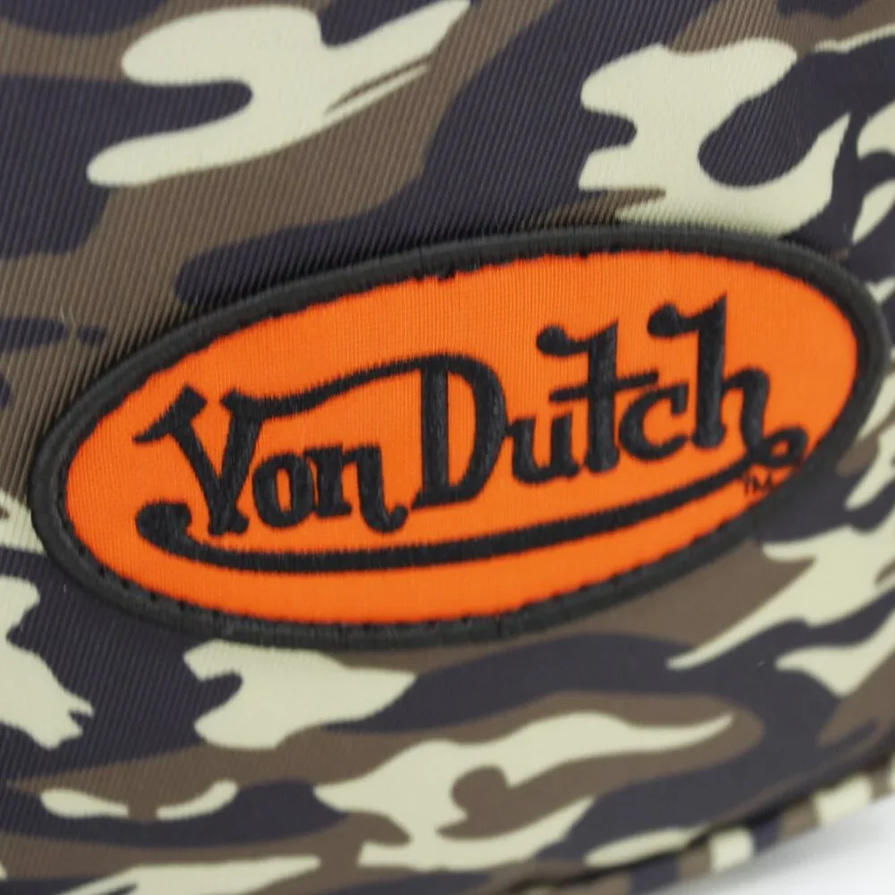 Von Dutch Camo Crossbody Bag - New